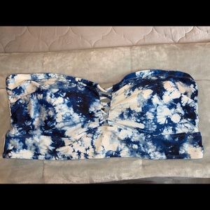 Tie dye bikini top